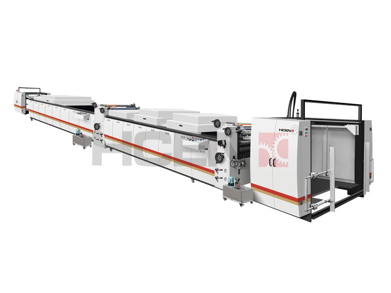 HCSG-1200/1400ED (厚紙) 全自動UV雙機座全面上光過油機